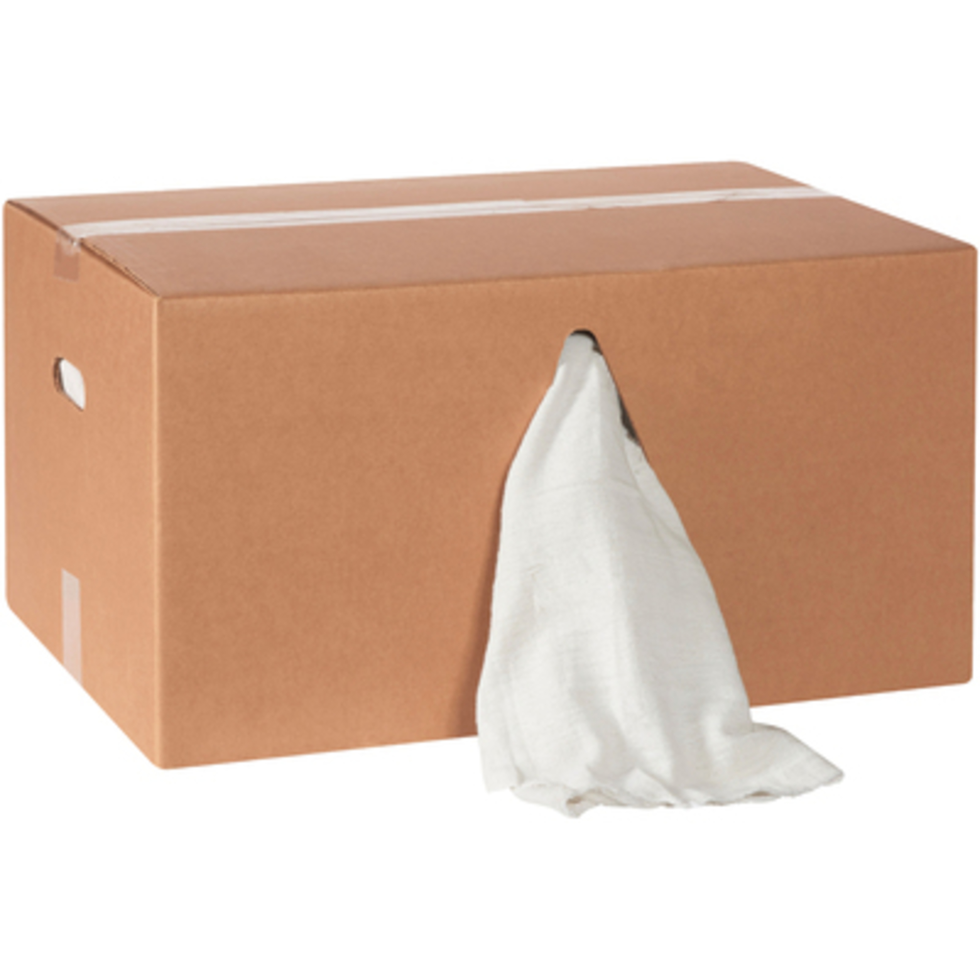 Shop Towels - 14 x 14in. Natural - 25 lb. box 350/CS, Model# BR109